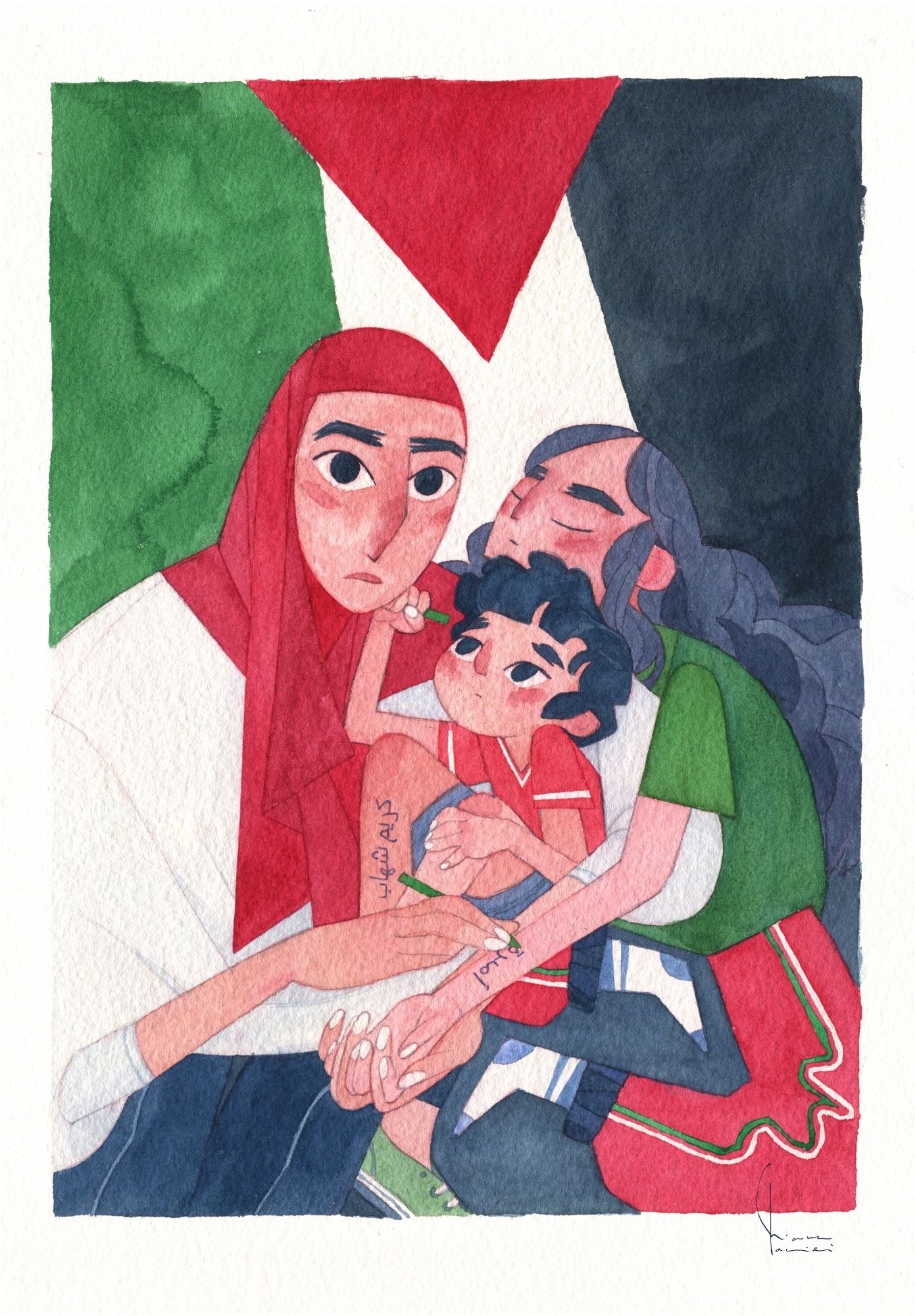 FREE PALESTINE - CHIARA LAMIERI