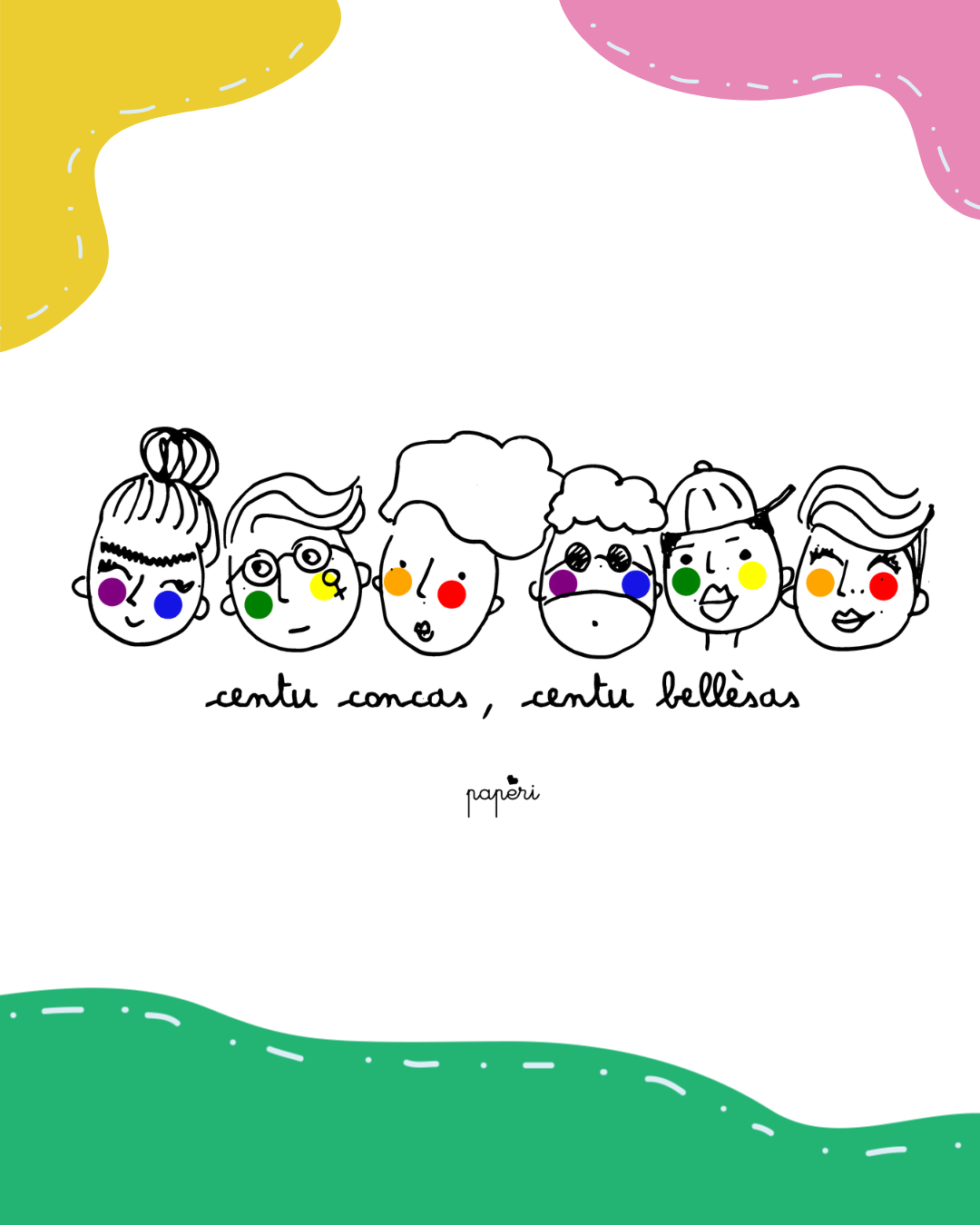 CAPSULE COLLECTION INKLUSION - PAPERI LAB - CENTU CONCAS CENTU BELLÈSAS - Officina Mush X SARDEGNA PRIDE 2025