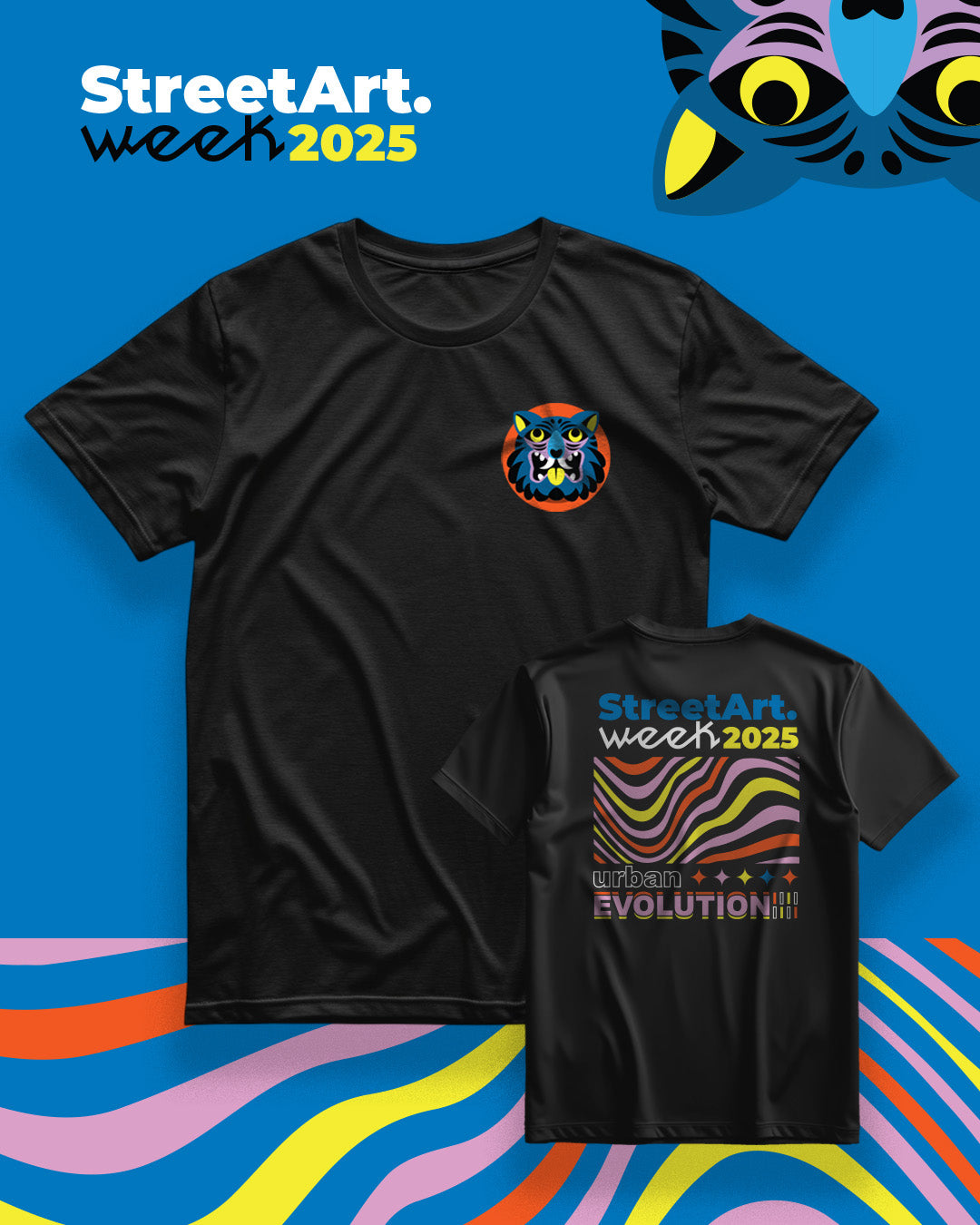 OFFICIAL T-SHIRT STREET ART WEEK 2025 - URBAN EVOLUTION