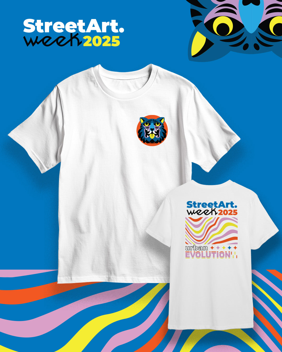 OFFICIAL T-SHIRT STREET ART WEEK 2025 - URBAN EVOLUTION