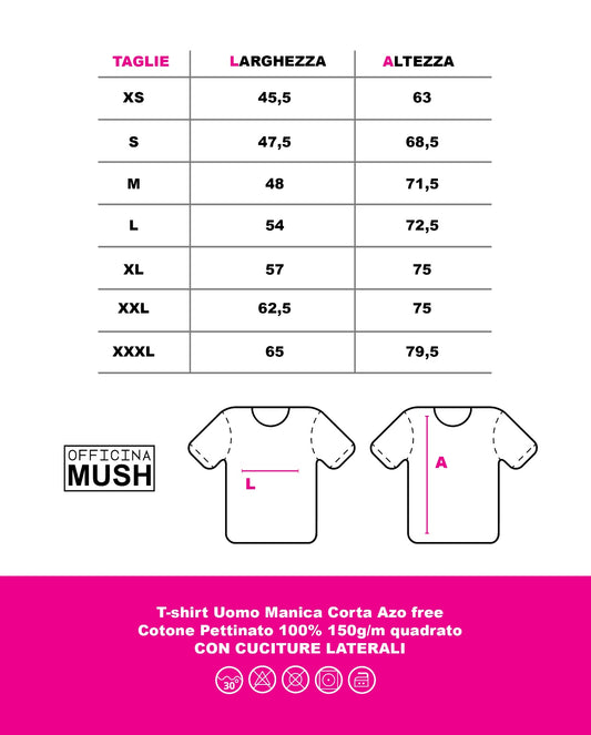 OFFICIAL T-SHIRT SARDEGNA PRIDE 2025 - CORPI IN RIVOLTA - Officina Mush x SARDEGNA PRIDE 2025 - BIANCA