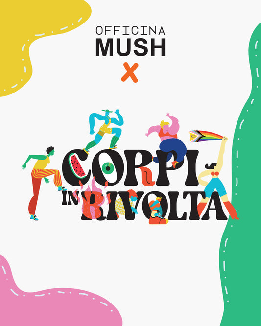 OFFICIAL T-SHIRT SARDEGNA PRIDE 2025 - CORPI IN RIVOLTA - Officina Mush x SARDEGNA PRIDE 2025 - NERA