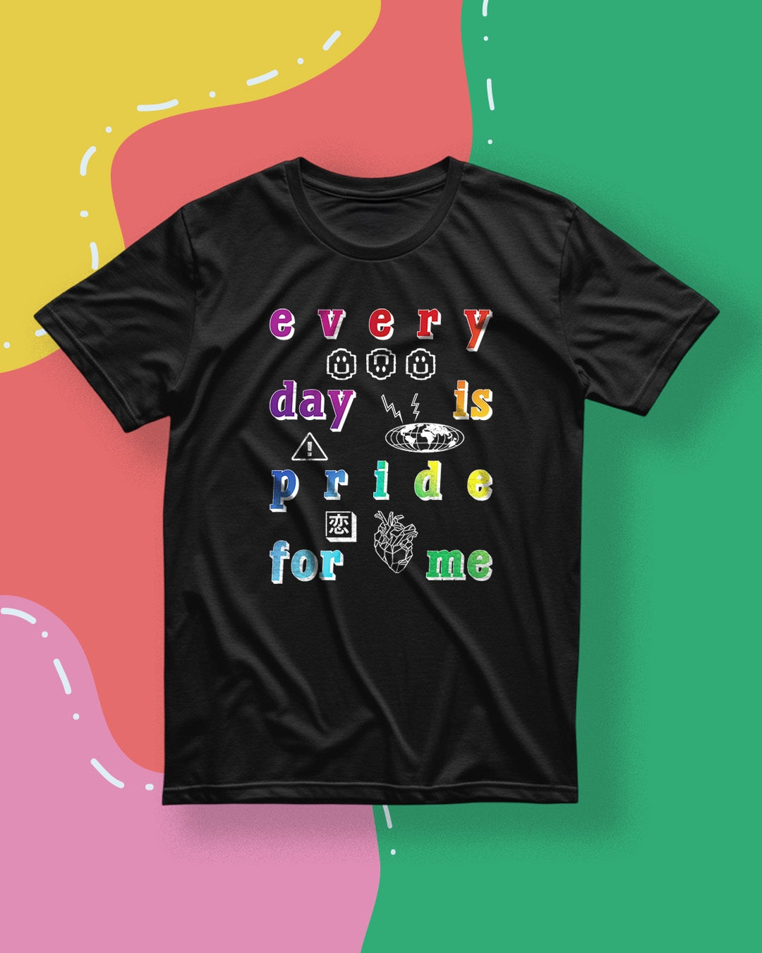 CAPSULE COLLECTION INKLUSION - BLACKEYEDMARTI - EVERY DAY IS PRIDE FOR ME - Officina Mush X SARDEGNA PRIDE 2025